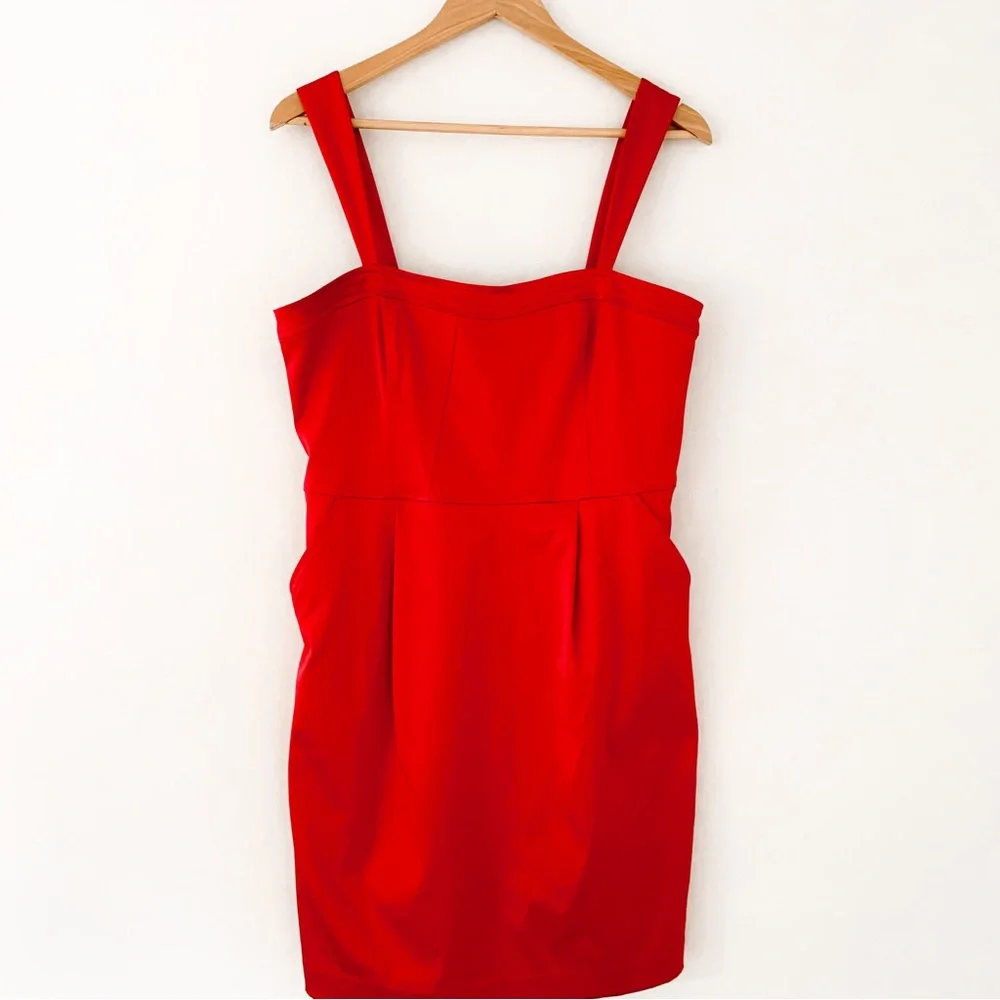 Express red mini dress - Picture 4 of 8